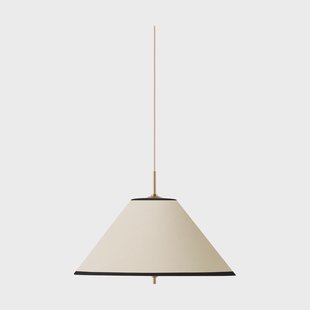 Globen Lighting Iris pendel 50 Crème-noir (wit-goudkleurig)
