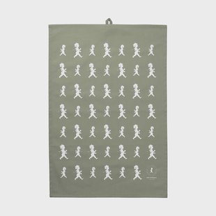 Solstickan Design Solstickan keukenhanddoek 50x70 cm Groen-wit