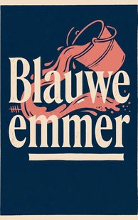 Blauwe emmer