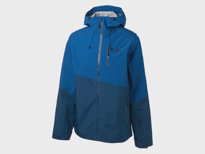 CRIVIT Heren hardshell ski-jas Touring met RECCO systeem (Blauw, L)