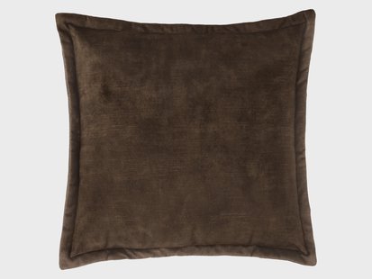 LIVARNO Sierkussen, 45 x 45 cm (bruin velours)