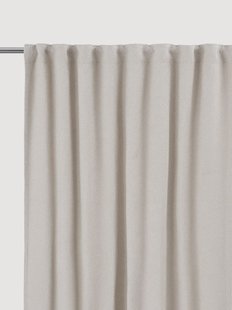 Boucl&eacute; ondoorzichtige multibandgordijnen Gina, 2-delig, B 140 cm