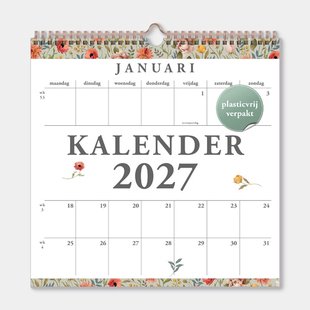 Jaarkalender Vintage Bloem 2027
