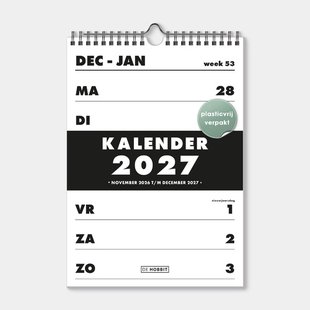 Spiraalkalender A4 D1 2027