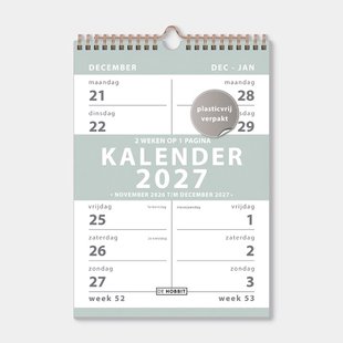 Spiraalkalender 2-weeks D1 2027