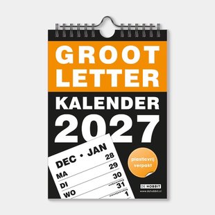 Grootletterkalender D1 2027