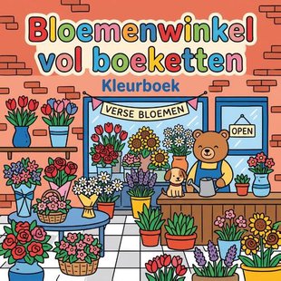 Bloemenwinkel vol boeketten