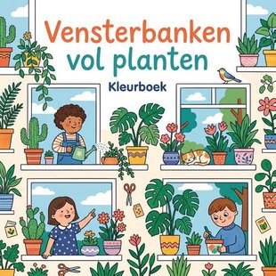 Vensterbanken vol planten