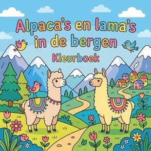 Alpaca's en lama's in de bergen
