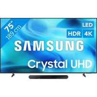 Samsung Led 75 U8070H (2026) + Samsung HW-S60D Zwart (2024)