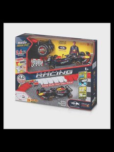 MAISTO TECH RC Formule Racing met racebaan, 1:41. (Red Bull Racing #1 Verstappen)