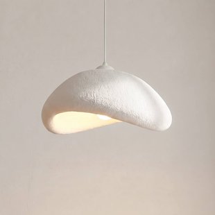 Opviq Hanglamp LUNA, wit, 52 x 40 cm, glasvezel, E27