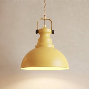 Opviq Hanglamp Kure, geel, Ø 31 cm, metaal, E27