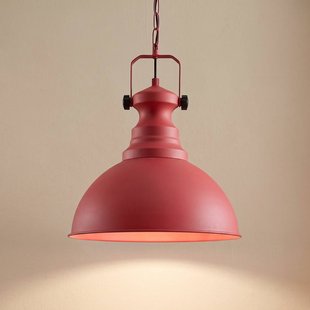 Opviq Hanglamp Kure, rood, Ø 31 cm, metaal, E27