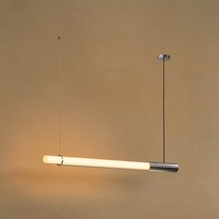In Fine LED hanglamp, zilver, lengte 105 cm - DCW - Designer - Aluminium