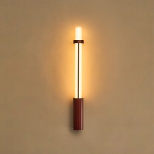 In Fine LED wandlamp, rood, hoogte 65 cm, IP65 - DCW - Designer - Aluminium