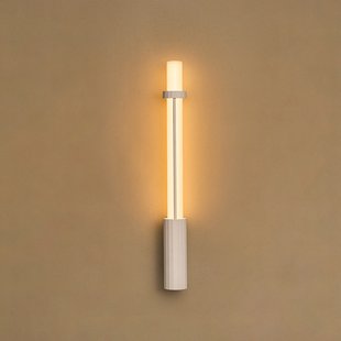 In Fine LED wandlamp, wit, hoogte 65 cm, IP65 - DCW - Designer - Aluminium