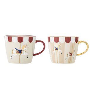 Bloomingville mok Merry-go-round (set van 2)