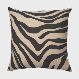Classic Collection Savannah kussenhoes Beige-zwart, 50x50 cm
