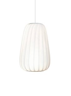 Tom Rossau hanglamp ST906, wit, 42 cm, papier, E27
