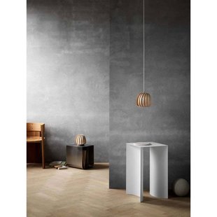 Tom Rossau hanglamp ST906 Mini, berkenhout, 17 cm, hout, E27