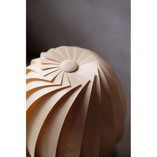 Tom Rossau tafellamp ST906 Mini, berkenhout, 19 cm, hout, E27