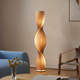 Tom Rossau vloerlamp TR4 Anniversary, berkenhout, 142 cm