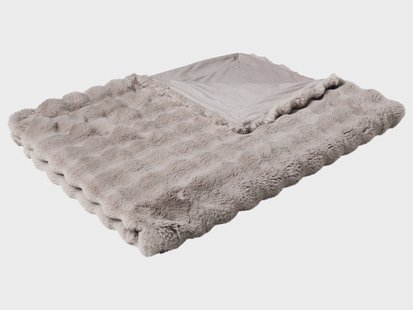 LIVARNO Premium plaid, 150 x 200 cm. (Bruin)