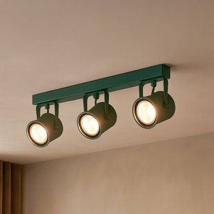 Argon Plafondspot Canico, 3-lamps, groen