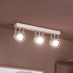Argon Plafondspot Canico, 3-lamps, crème