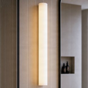 Lucande LED badkamer wandlamp Victoire, 70 cm, wit/chroom, CCT