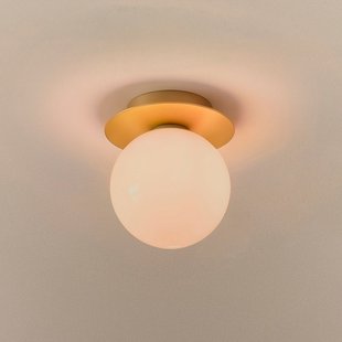 Liila 1 Medium wandlamp, goud/rosé, IP44, G9 - Nuura - Badkamer - Designer - Glas - Bol