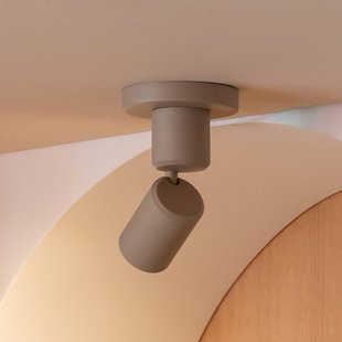 IT´S ABOUT ROMI IT'S ABOUT ROMI Plafondlamp Milan, zandkleurig Ø 6 cm metaal