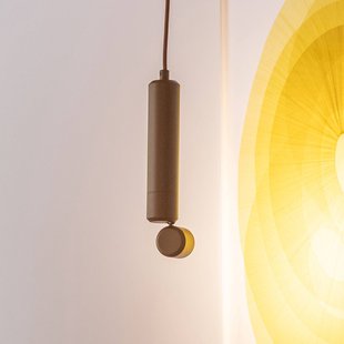 IT´S ABOUT ROMI IT'S ABOUT ROMI LED hanglamp Milan, bruin, Ø 6 cm, metaal
