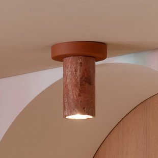 IT´S ABOUT ROMI IT'S ABOUT ROMI Plafondlamp Tivoli terra Travertin Hoogte 15 cm