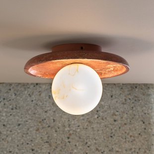 IT´S ABOUT ROMI IT'S ABOUT ROMI Plafondlamp Tivoli terra, Ø 25 cm, travertijn