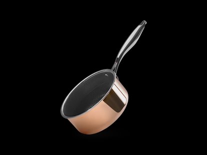 KOPER HYBRID ANTIAANBAK SAUSPAN 18 CM