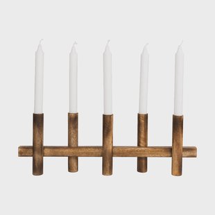 ERNST Ernst kandelaar 5 kaarsen Donker hout
