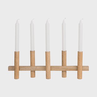 ERNST Ernst kandelaar 5 kaarsen Licht hout