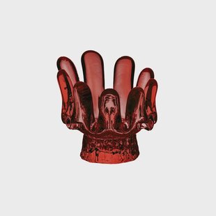 Kosta Boda Solros lantaarn 9,2 cm Rood
