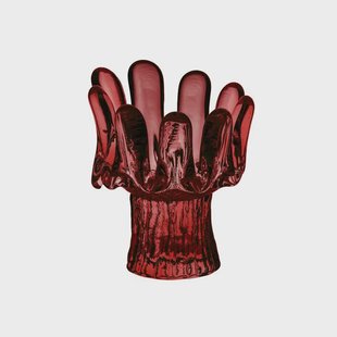 Kosta Boda Zonnebloem waxinehouder 11,5 cm Rood