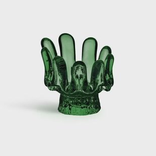 Kosta Boda Solros lantaarn 9,2 cm Smaragdgroen