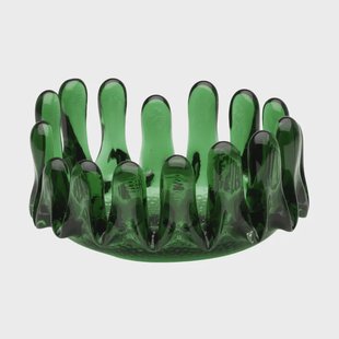 Kosta Boda Solros schaal Smaragdgroen, 7,5 cm