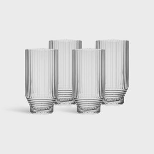 Kosta Boda Pavilion highballglas Helder, 30 cl, 4-pack