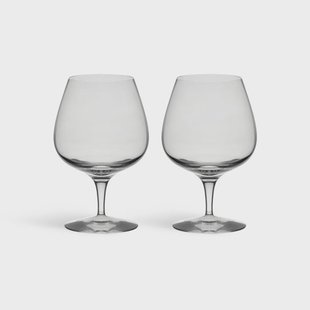 Orrefors More cognacglas Transparant, 33 cl, 2-pack