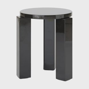 New Works Atlas ronde kruk Espresso, Ø36x44 cm
