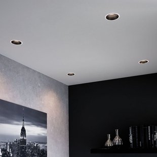 Cole plafond inbouwlamp, wit/zwart, GU10 - Paulmann - Woonkamer - Modern - Metaal - 1 lamp