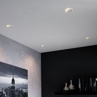 Cole plafond inbouwlamp, wit/zilver, GU10 - Paulmann - Woonkamer - Modern - Metaal - 1 lamp