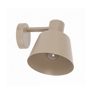 Dunka wandlamp beige, hoogte 17 cm, staal - SIGMA - Eetkamer - Modern - Metaal - 1 lamp