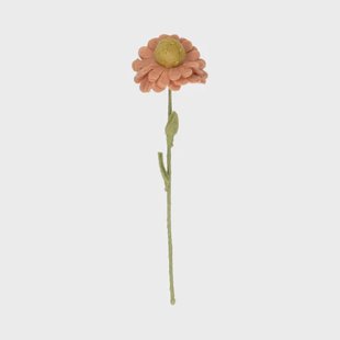 Bloem zonnehoed, vilt, roze, 30 cm